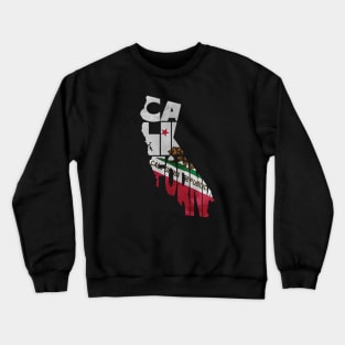 California Typo Map Crewneck Sweatshirt